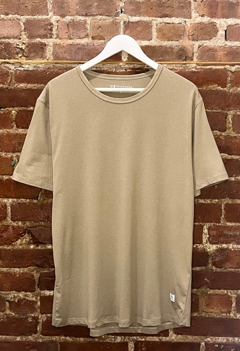 7Diamonds Tan/Sand Core Crew Tee