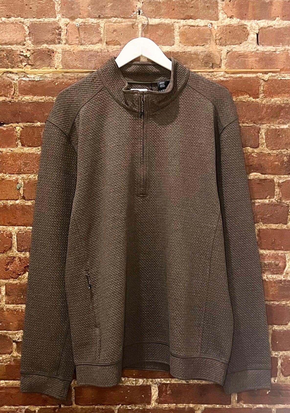 7Diamonds Earth Green Performance Quarter Zip