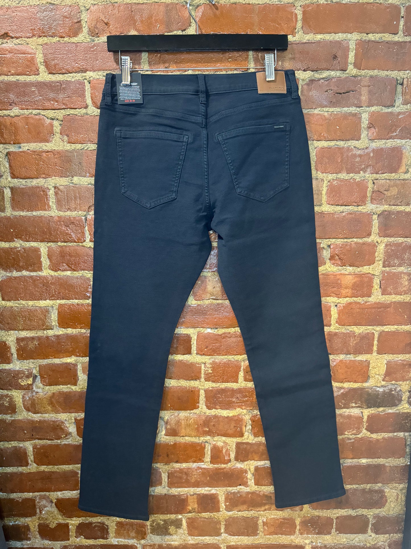 7 Diamonds Classic Navy Slim-Fit Jeans