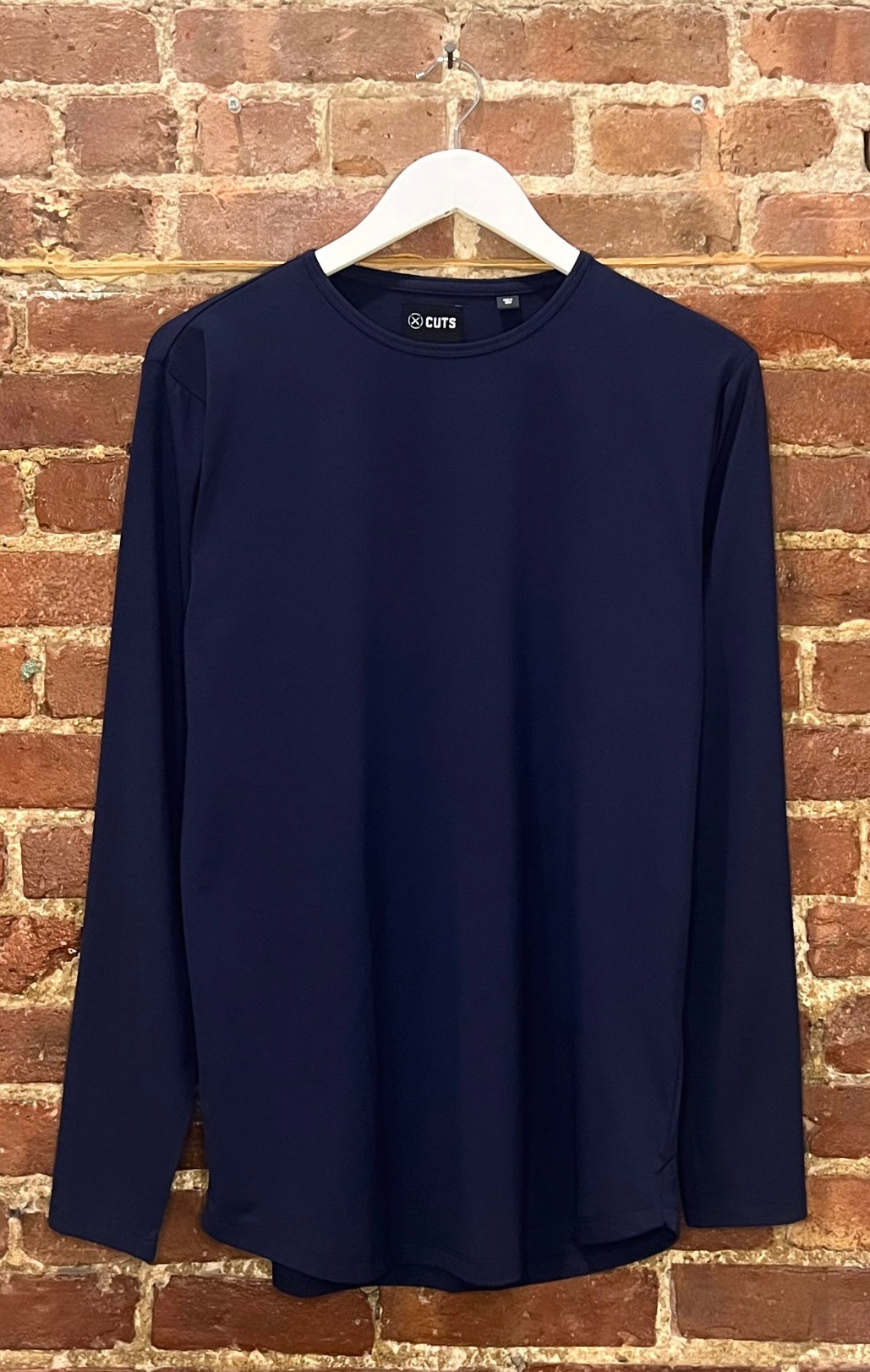 CUTS Navy Long Sleeve Tee