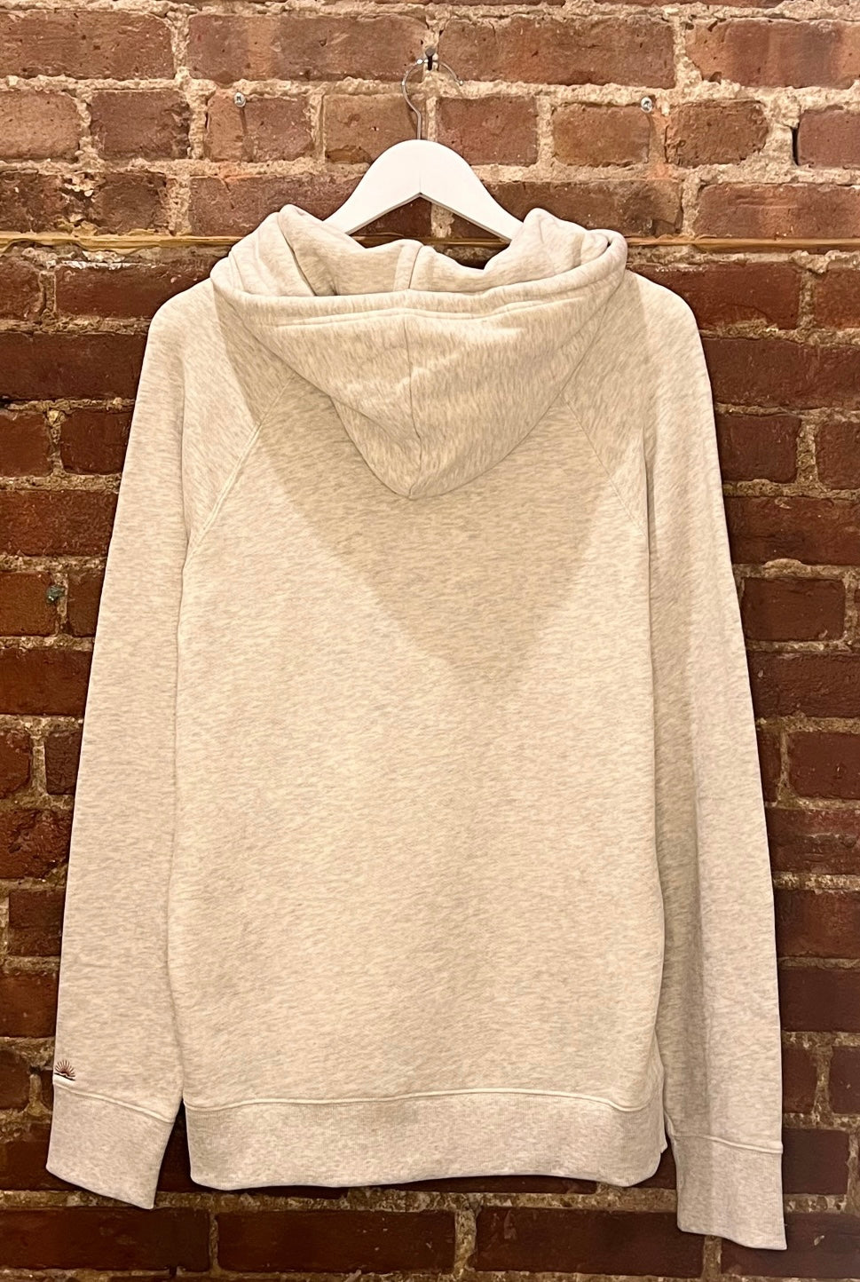 Faherty Heather Grey Pullover Hoodie