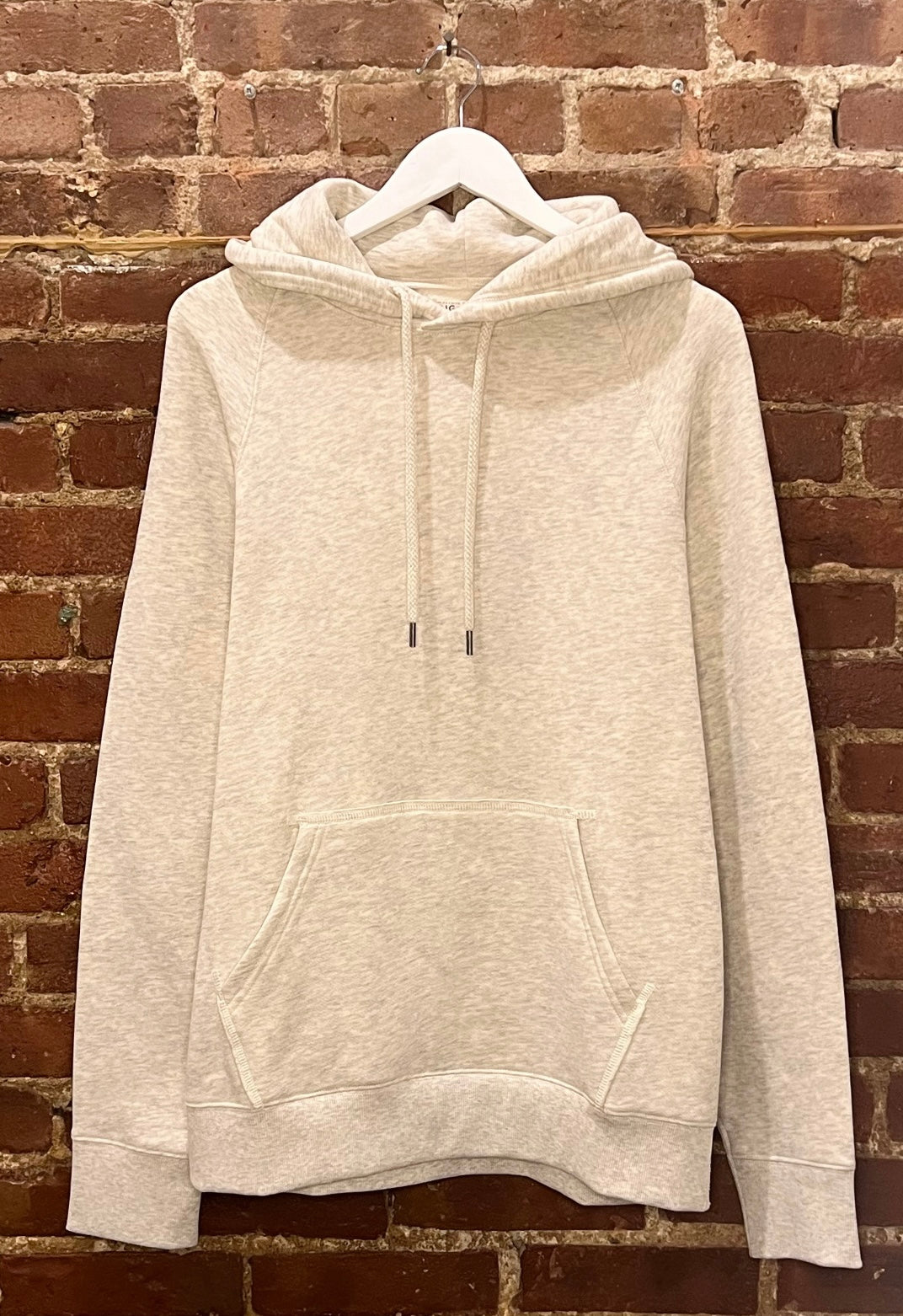 Faherty Heather Grey Pullover Hoodie