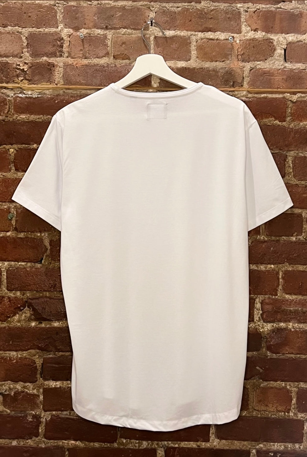CUTS White Curve Hem Tee