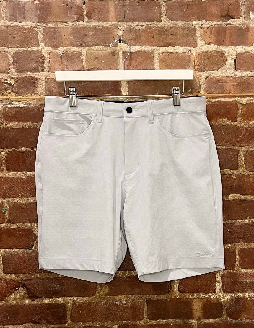 Men’s Performance Hybrid Shorts – Light Gray