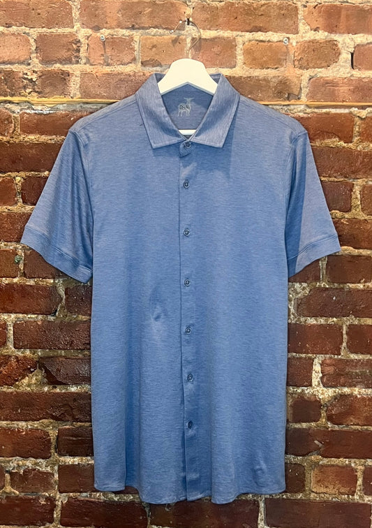 Raffi Marine Cotton Button Down