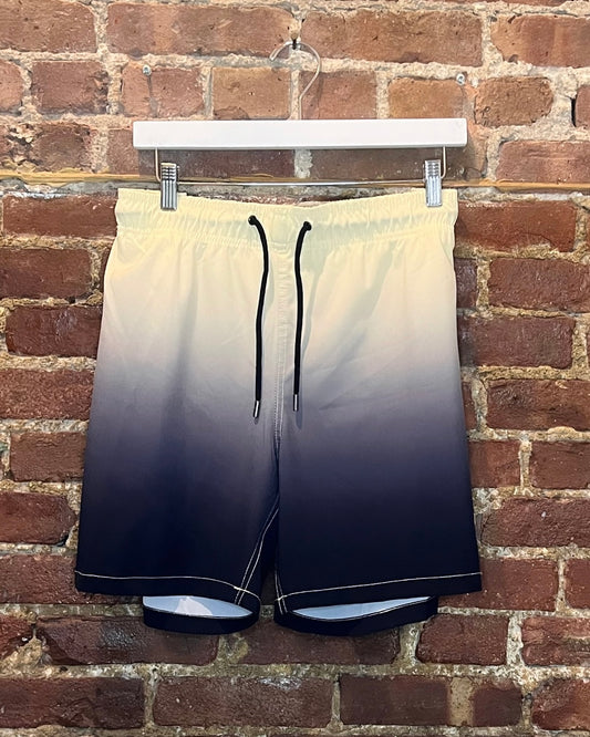 Harmonqlo Beige/Black Ombre Swimtrunks