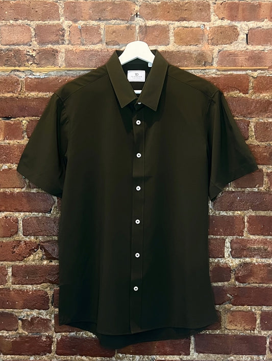 7Diamonds Olive Button Down