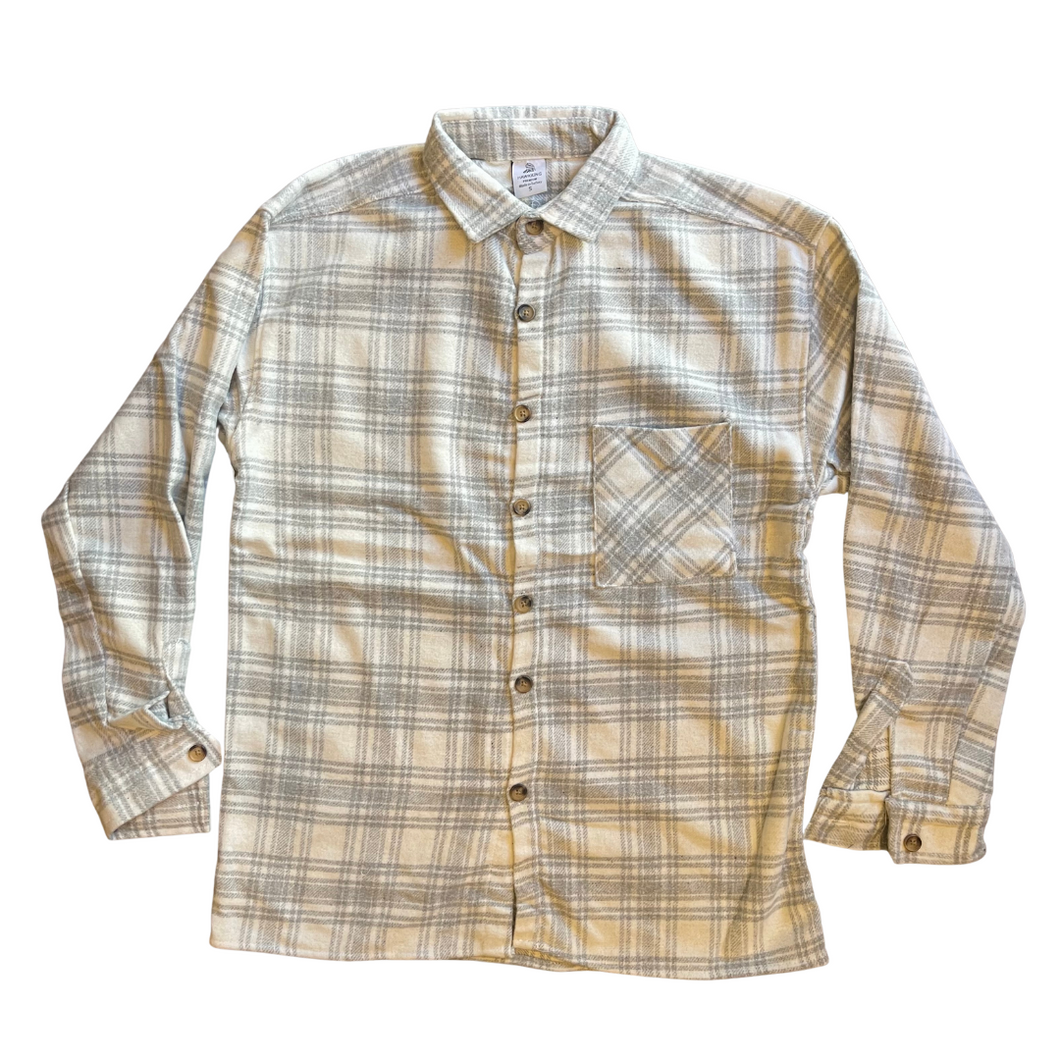 Brushed Cotton Flannel - Grey