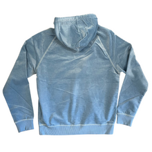 Load image into Gallery viewer, Organic cotton corduroy hoodie - Light blue
