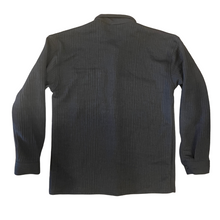 Load image into Gallery viewer, Lightweight Waffle Over Shirt - Black
