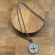 Load image into Gallery viewer, Compass Necklace - Silver
