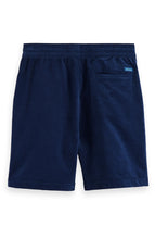 Load image into Gallery viewer, Corduroy Jogger Shorts - Navy

