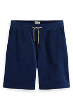 Load image into Gallery viewer, Corduroy Jogger Shorts - Navy
