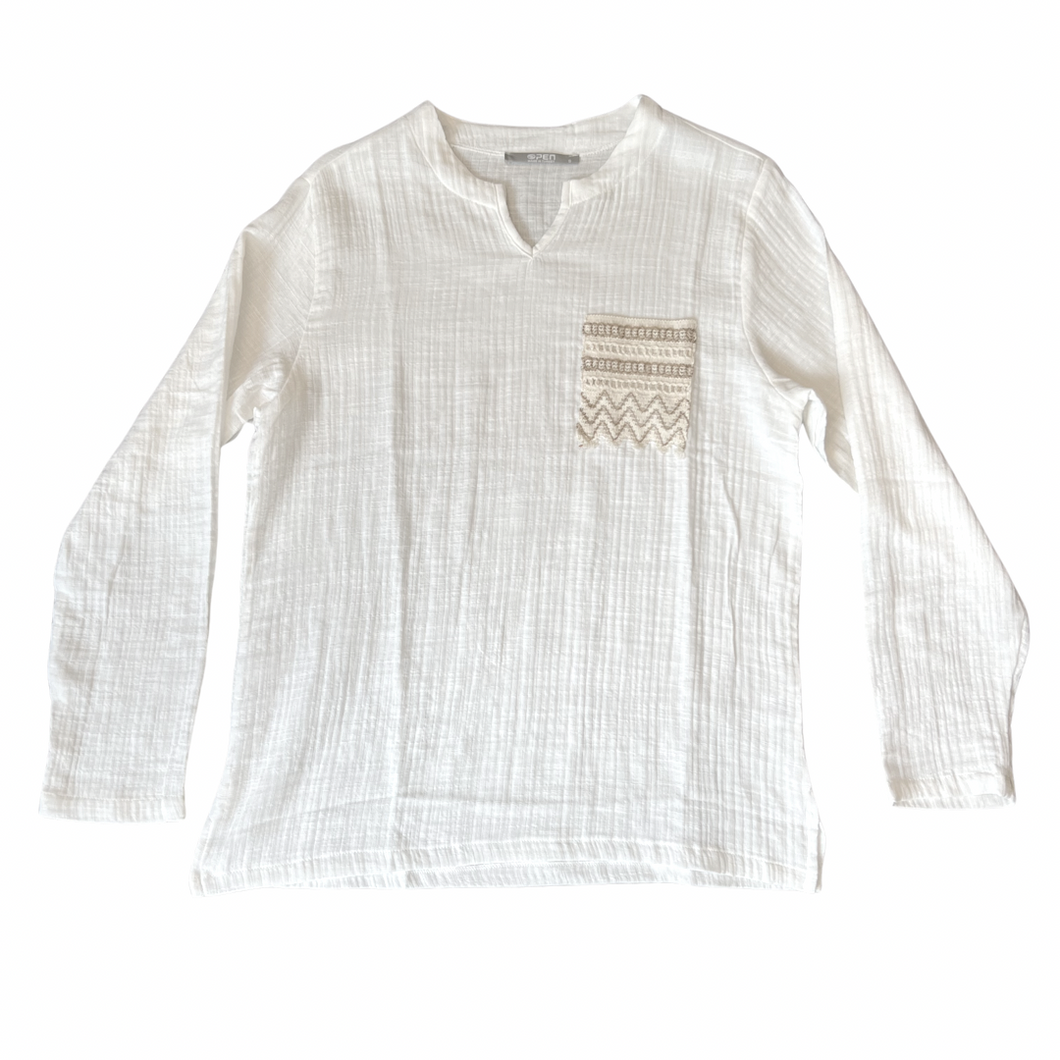OPN Linen Shirt - White